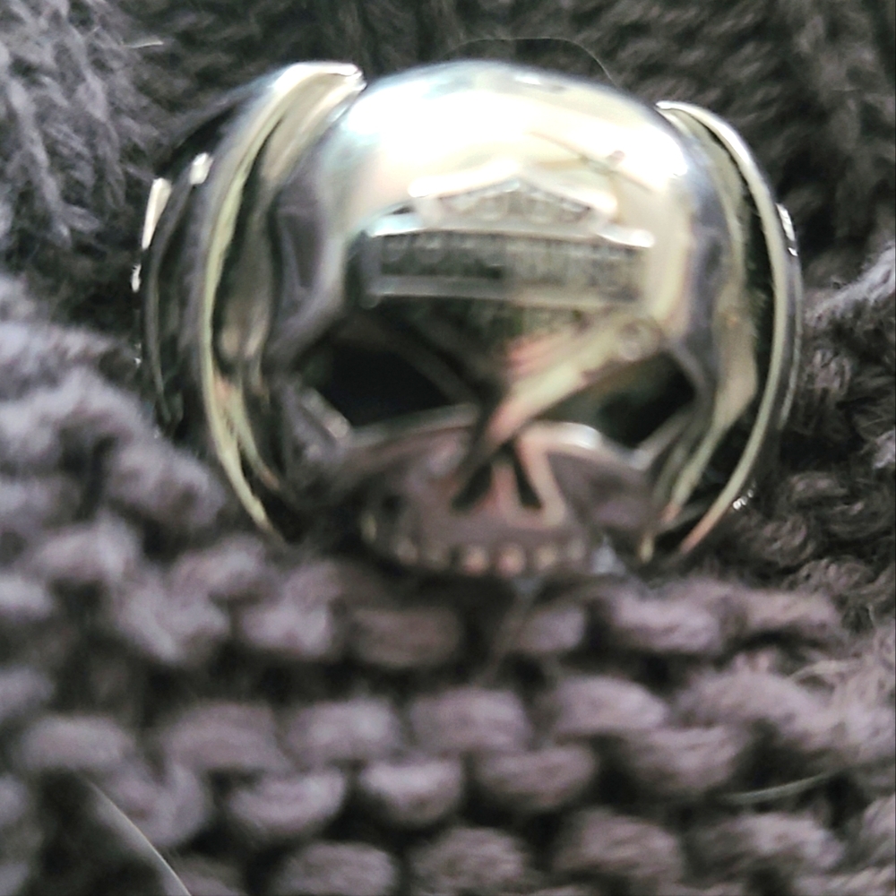 Harley Davidson Wisconson Skull Ring NWOT never wore sz10